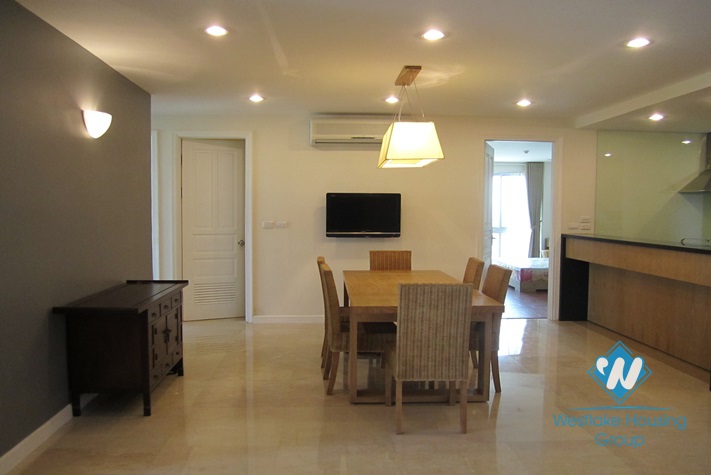 Nice modern apartment for lease in Ciputra, Tay Ho, Hanoi, fully furnished.